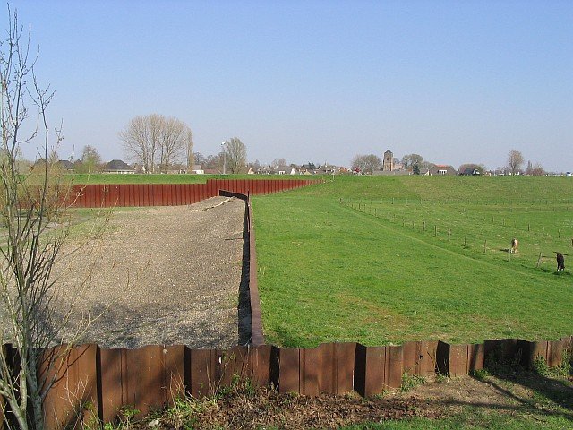 Pannerden achter de overlaat